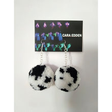 Load image into Gallery viewer, MooMoo Pom Pom Earrings