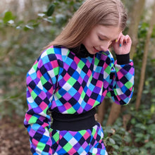 Load image into Gallery viewer, Harlie-quin Cropped Jumper