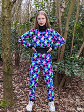 Load image into Gallery viewer, Harlie-quin Cropped Jumper