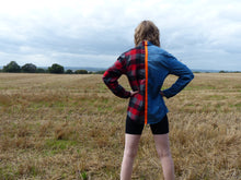 Load image into Gallery viewer, halfXhalf DenimRedCheck