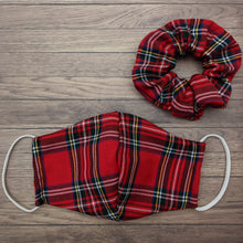 Load image into Gallery viewer, Tartan Scrunchie