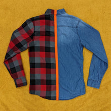 Load image into Gallery viewer, halfXhalf DenimRedCheck